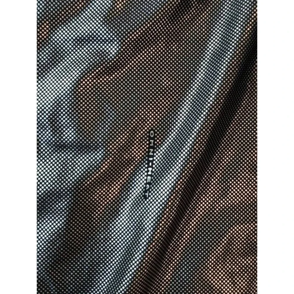 Columbia Mens Omni Heat Black Full Zip Vest Thermal Silver Lined Size Large